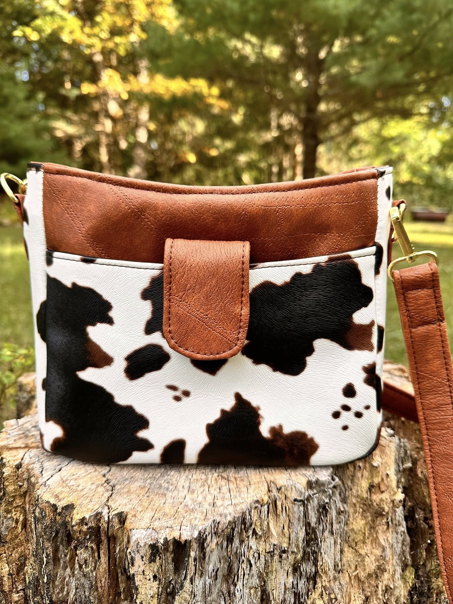 Cowhide Shoulder Bag    (made to order)