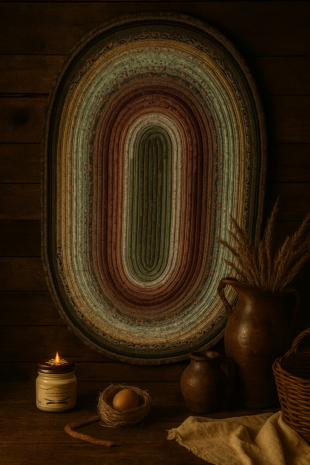 Jelly roll rug